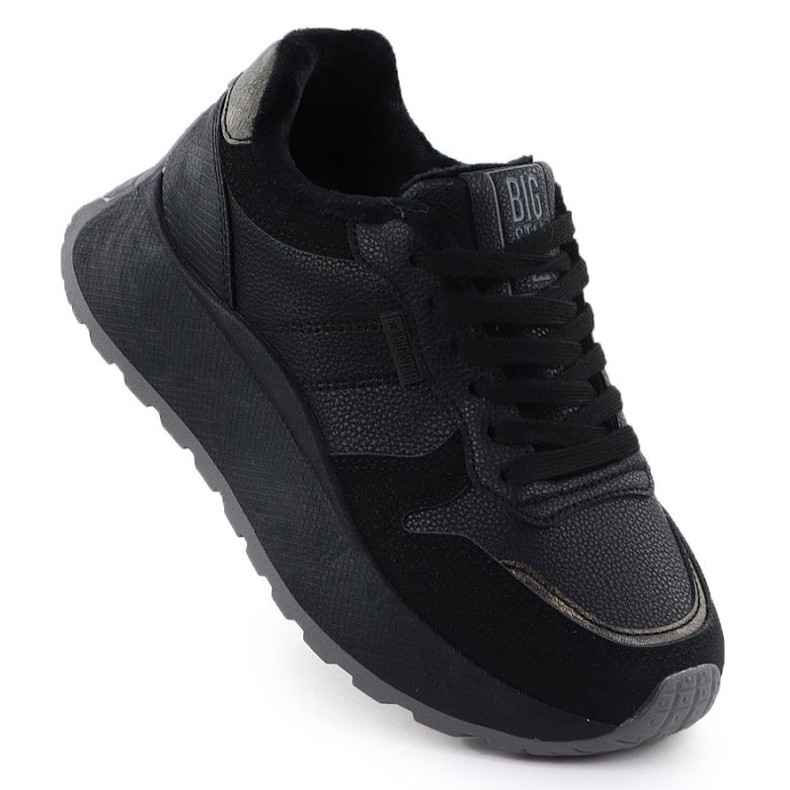 Chaussures sur la plate-forme Big Star dans SS274007 INT2170 le noir