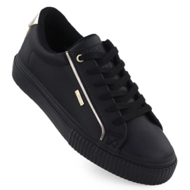 Big Star Eco -Peather Sneakers dans SS274025 INT2164A noir