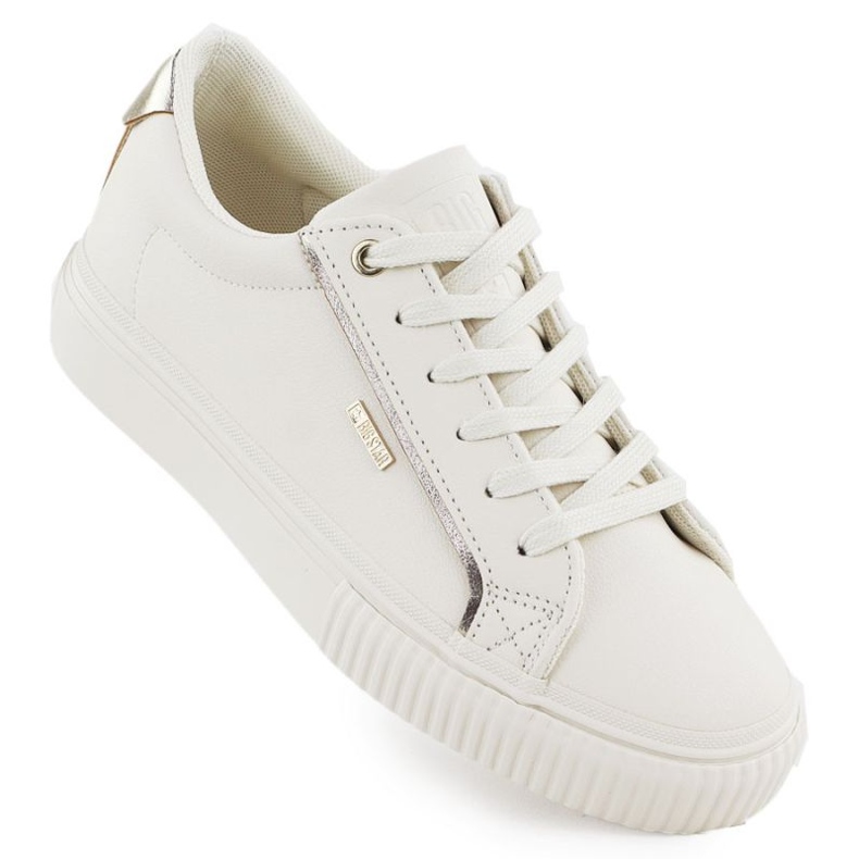 Big Star Eco -Peather Sneakers dans SS274027 INT2164B blanche