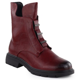 Bottes isolées Jezzi dans MR2501-4 JEZ454B rouge