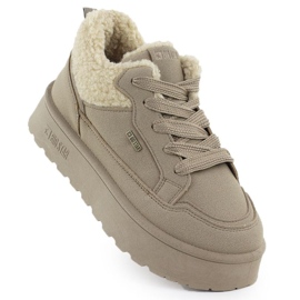 Big Star Bottes avec un grand manteau en peau de mouton Star dans SS274105 INT2171A