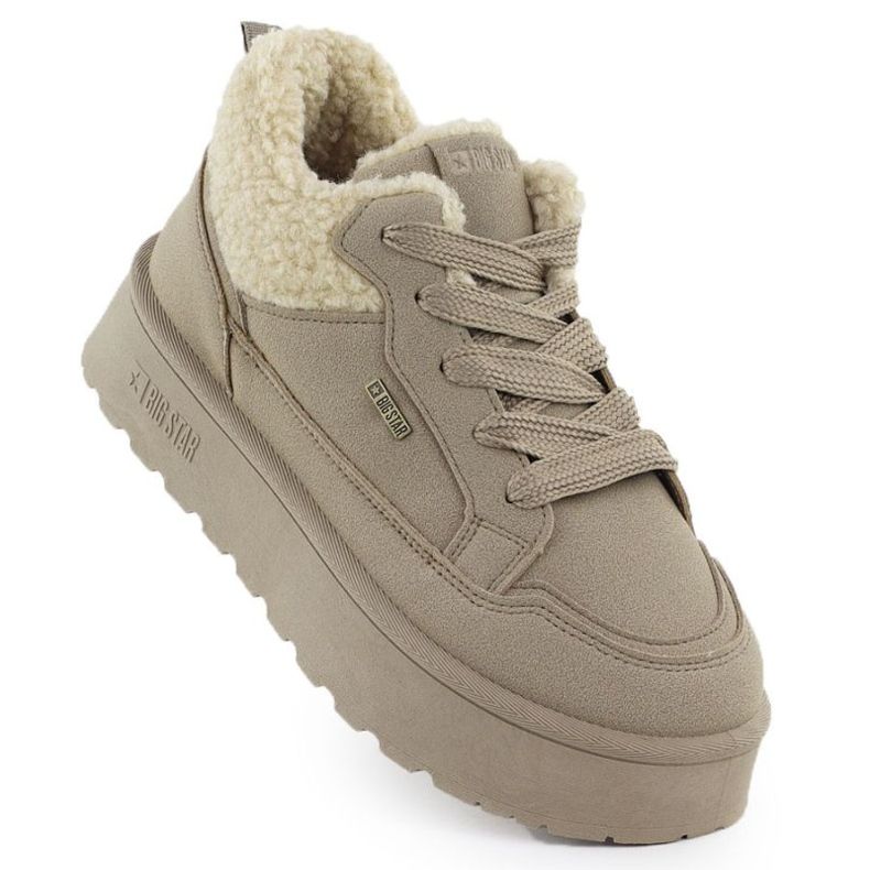 Big Star Bottes avec un grand manteau en peau de mouton Star dans SS274105 INT2171A