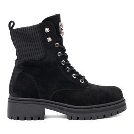 Shelvt Travailleurs noirs élégants avec des cristaux brillants