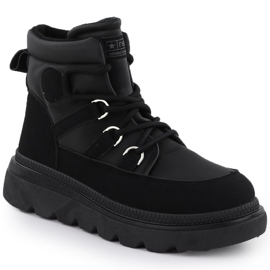 Bottes pour femmes sur la plateforme Black News 9247 noir