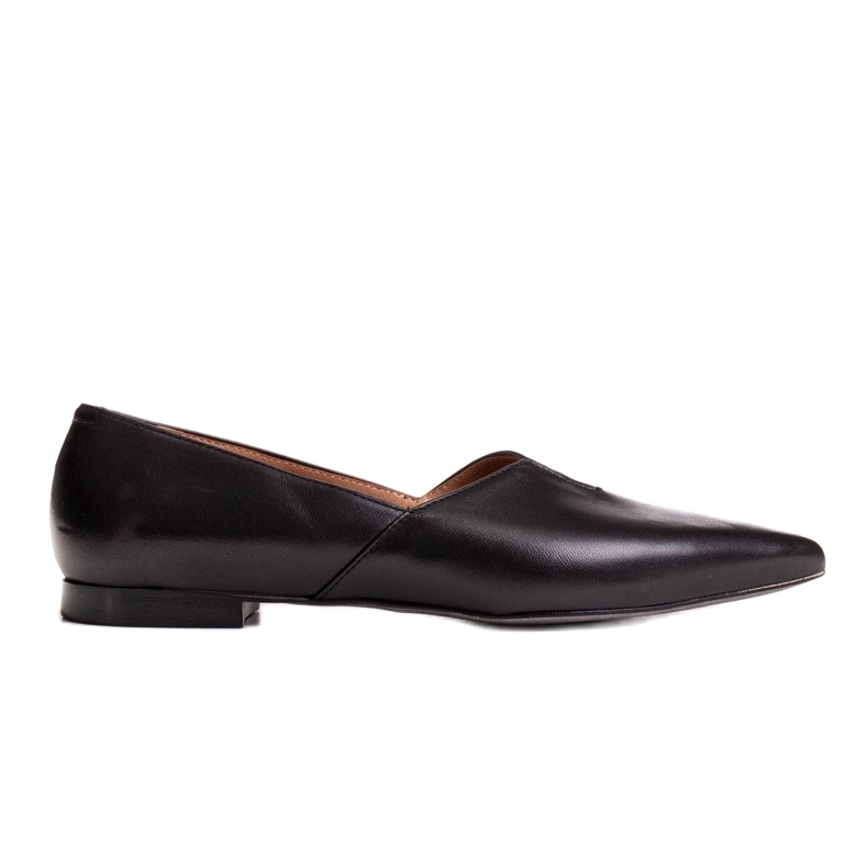 Marco Shoes Ballerinas Black Women Marco 1285 avec une coupe -out le noir Marco Shoes Ballerinas Black Women Marco 1285 avec une coupe -out le noir
