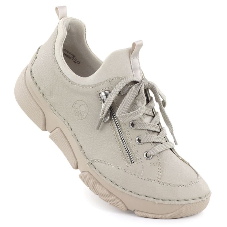 Chaussures confortables pour femmes Rieker 45973-60 beige