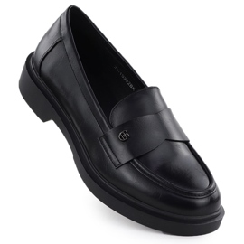Chaussures Locons pour femmes Lordsa Black Potocki JE19332 le noir