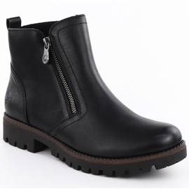 Bottes en cuir féminines Black Rieker 78556-00