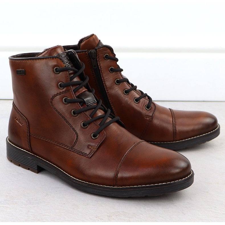 Rieker brun pour hommes en cuir F4546-24