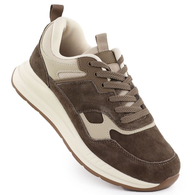 Chaussures en cuir pour femmes marron T.Sokolski HW J25-23 brun