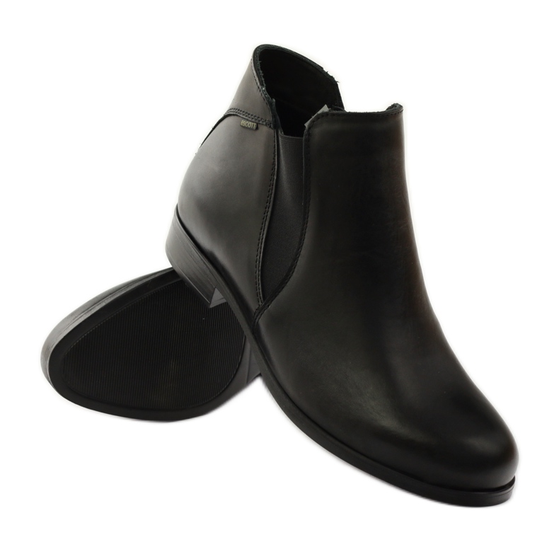 Escott Bottes noires avec fermeture éclair 1446 le noir