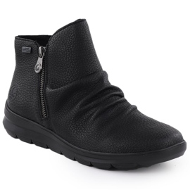 Rieker Black Rieker Z0056-00 en cuir étanche