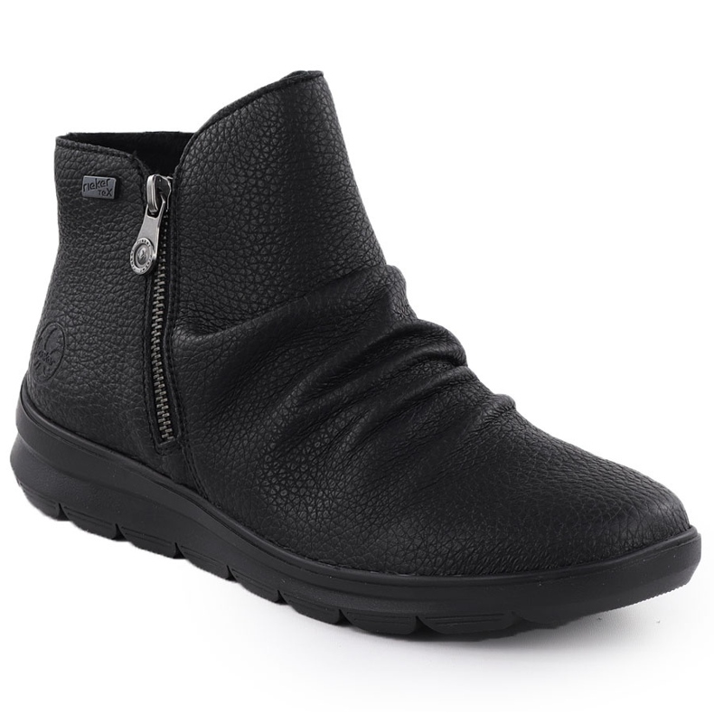 Rieker Black Rieker Z0056-00 en cuir étanche