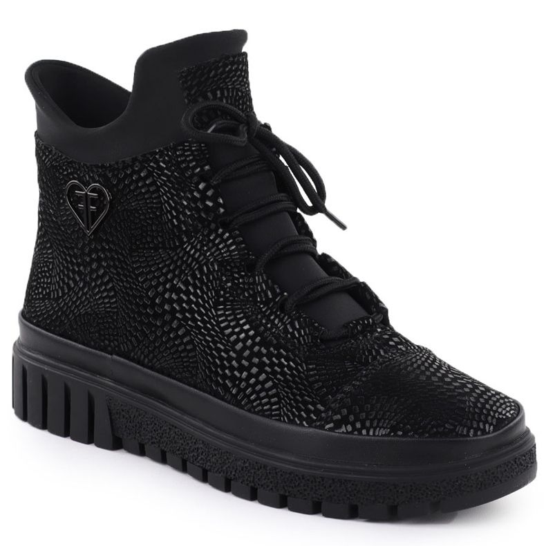 Bottes en cuir féminines chatoyant Black Filippo DBT7302