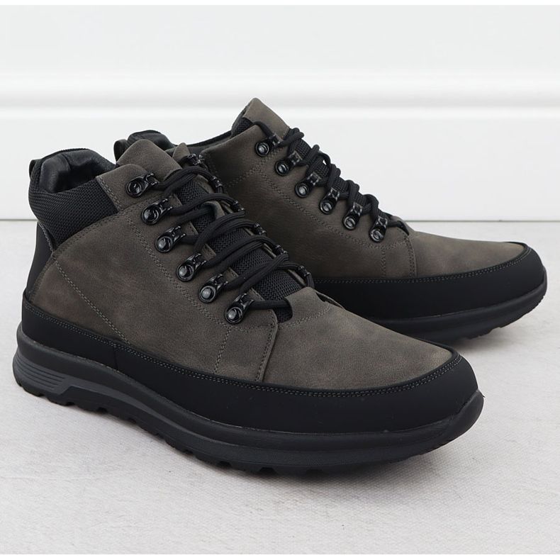 Troupes à lacets isolées UniSoft gris masculin 25mn02-9434