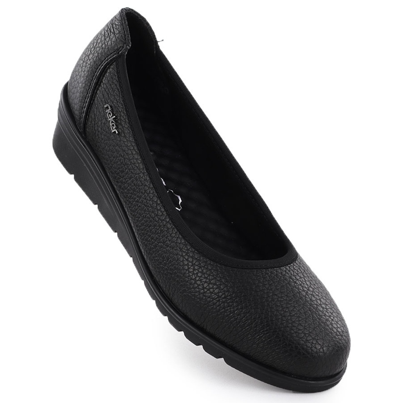 Chaussures en cuir pour femmes, Black Rieker L5360-00 Chaussures en cuir pour femmes, Black Rieker L5360-00