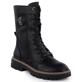 Bottes isolées de femmes Black Jezzi ASA259-10