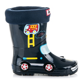 American Club Wellingtons pour un garçon bleu