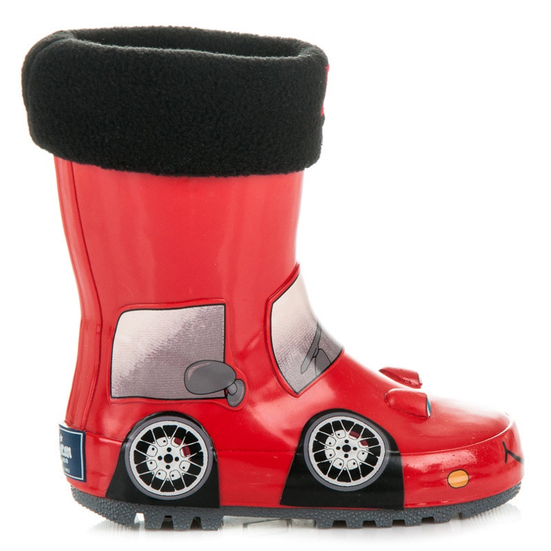 American Club Galoches avec une petite voiture rouge