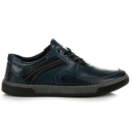Lucca Chaussures dans un style sportif bleu