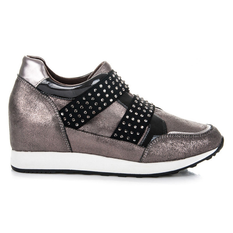 Kylie Baskets compensées Rock violet