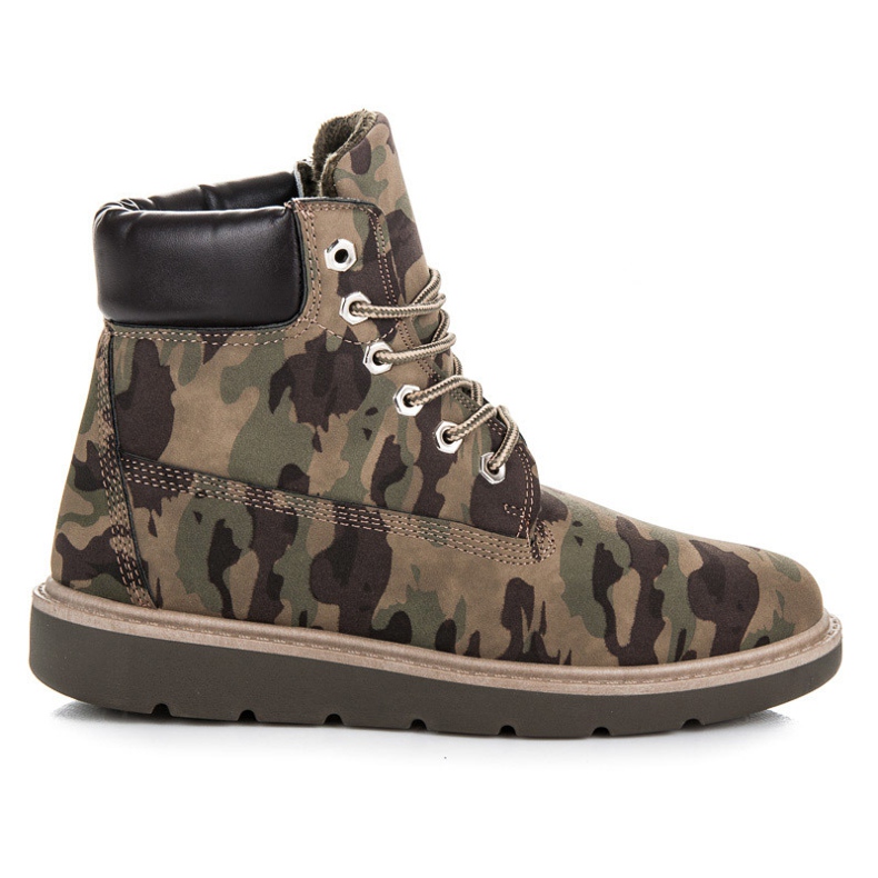 Kylie Trappeurs camouflés brun