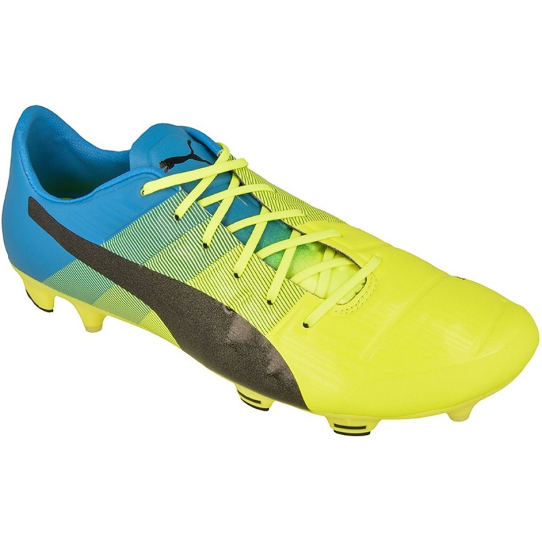 Chaussures de football Puma evoPOWER 1.3 Fg M 10352401 multicolore jaune