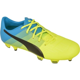 Chaussures de football Puma evoPOWER 3.3 FG Jr 10355701 avec à propos ł vol oui