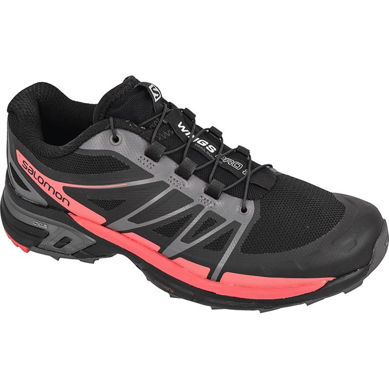 Chaussures running Salomon Wings Pro 2 W L38155600 le noir