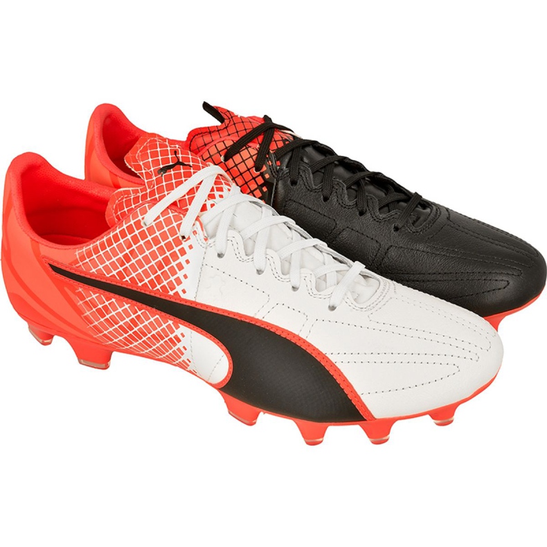 Chaussures de football Puma evoSPEED 3.4 Tricks Cuir Fg M 10379401 bleu, blanc, noir multicolore
