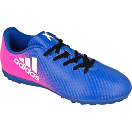Chaussures de foot Adidas X 16.4 Tf Jr BB5725 bleu bleu
