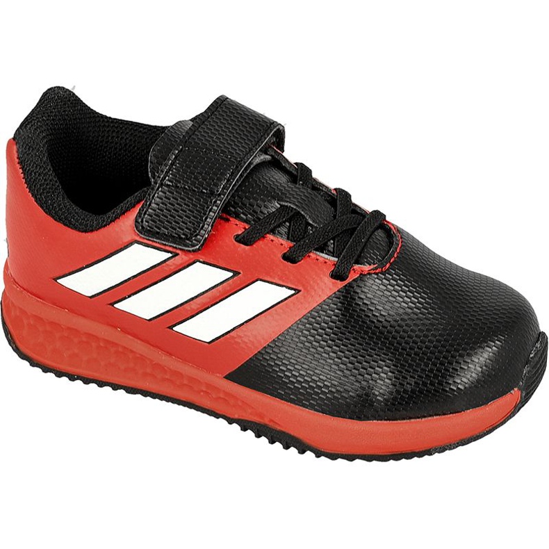 Adidas Rapida Turf Ace Enfants BA9701 chaussures rouge le noir Adidas Rapida Turf Ace Enfants BA9701 chaussures rouge le noir