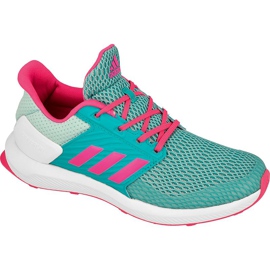 Chaussures Adidas RapidaRun K Jr BA7873 rose vert