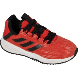 Chaussures Adidas RapidaTurf Bayern Munich FC Jr BA9695 rouge noir