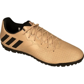 Les chaussures de football adidas Messi 16.3 Tf d'or