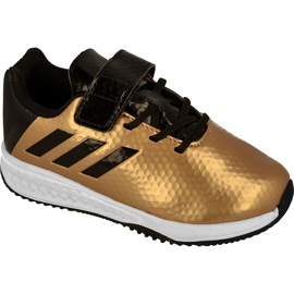 Chaussures Adidas RapidaTurf Messi Enfants BB0234 noir jaune