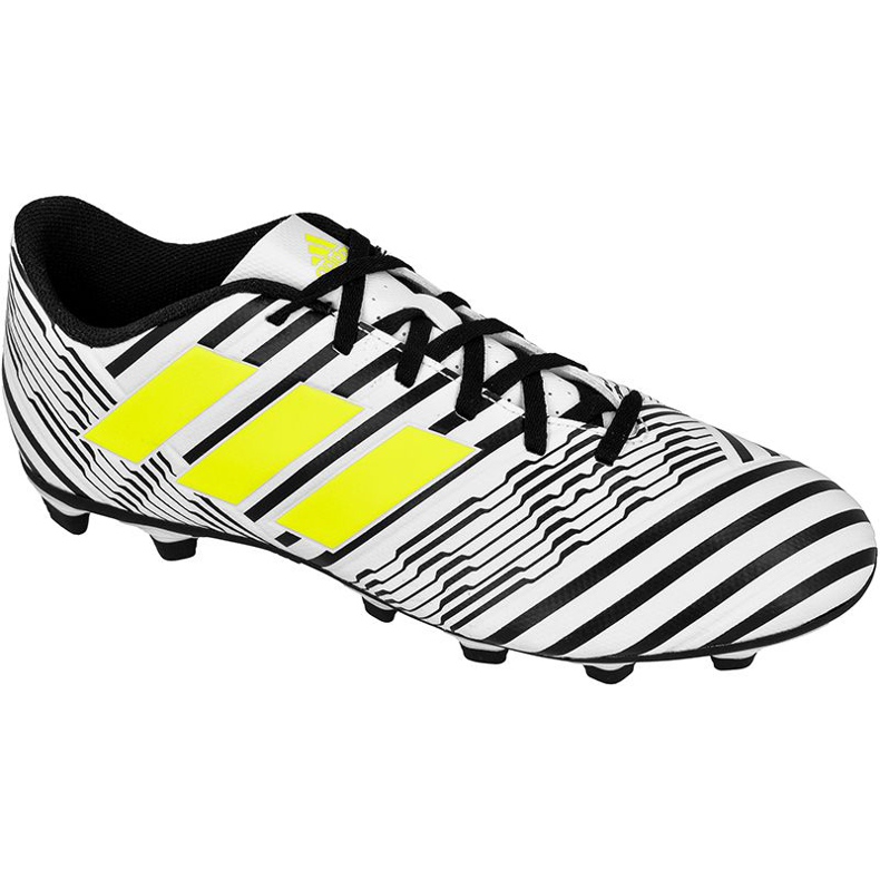 Adidas Nemeziz 17.4 FxG M S80606 chaussures de football multicolore blanche