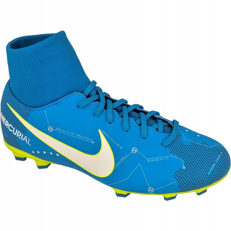 Chaussure de football Nike Mercurial Victory 6 bleu bleu Chaussure de football Nike Mercurial Victory 6 bleu bleu