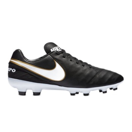 Chaussures de football Nike Tiempo Mystic V Fg noir noir