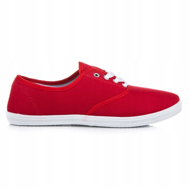 Baskets à lacets New Age rouge