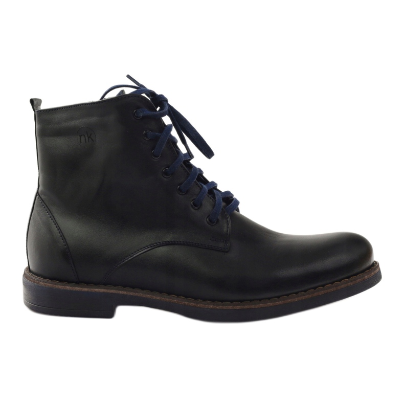 Bottes noires avec une fermeture éclair Nikopol 660 noir le noir bleu marin