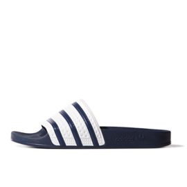Chaussons Adidas Originals Adilette M G16220 blanc bleu marine