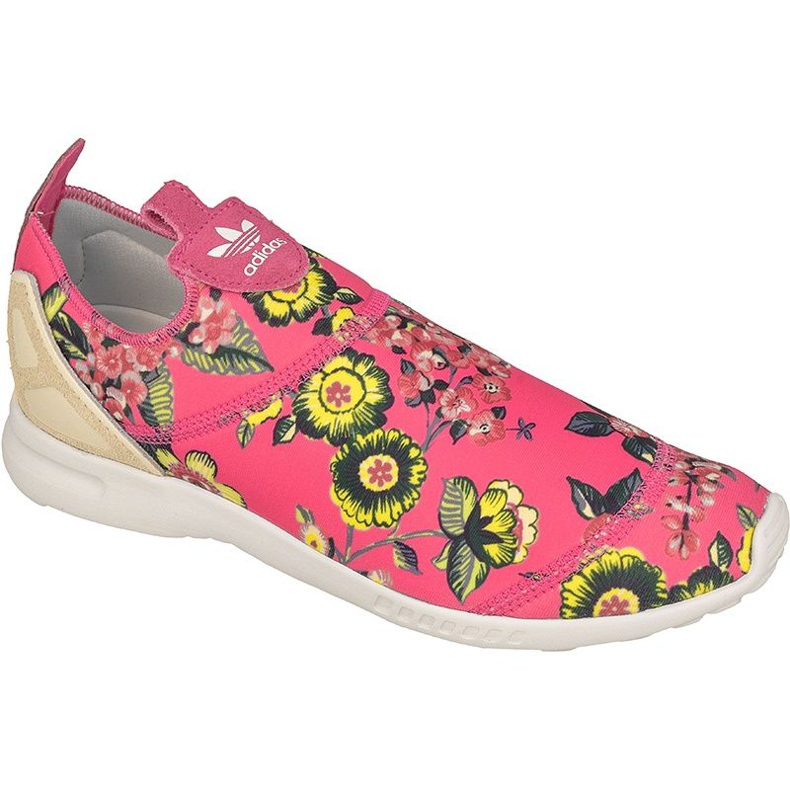 Chaussures adidas ORIGINALS ZX Flux ADV Slip On W S78960 multicolore rose