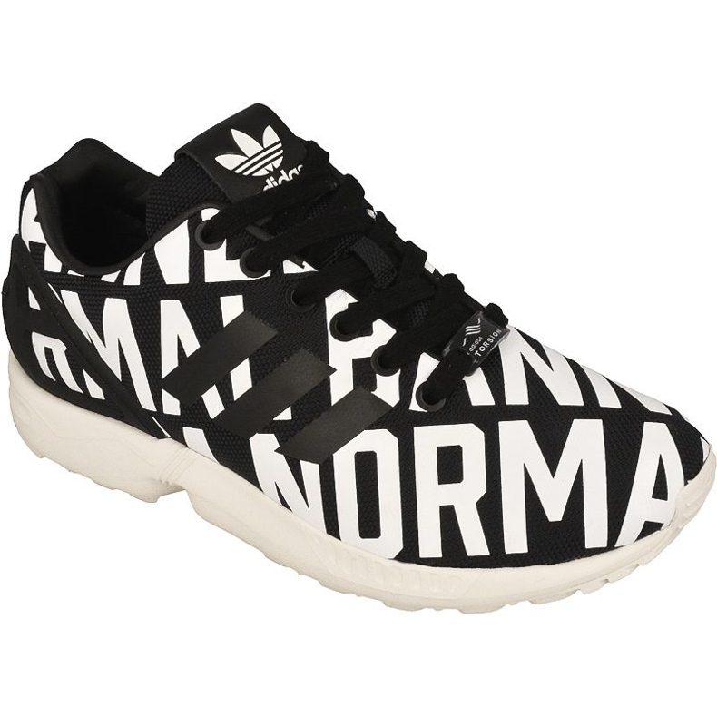 Chaussures adidas ORIGINALS Rita Ora ZX Flux W B72683 blanche le noir