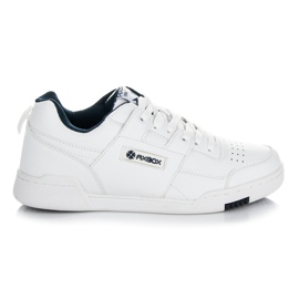 Ax Boxing Chaussures liées blanc