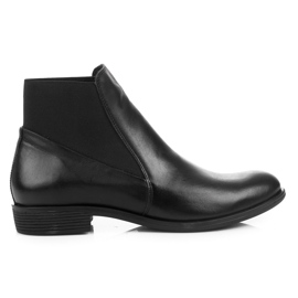 Vinceza Bottines Chelsea basses noir