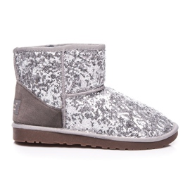 Torna Muklukes brillants gris