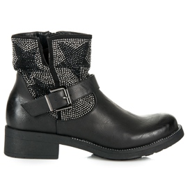 Kylie Bottes de rock noir