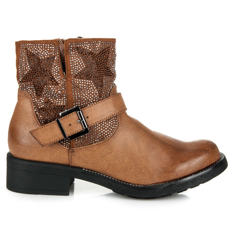 Kylie Bottes de rock brun