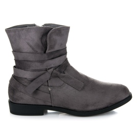 Seastar Bottines en daim gris Seastar Bottines en daim gris
